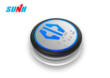 Elevator Braille Lift Call Button  Round With Stainless Steel Frame